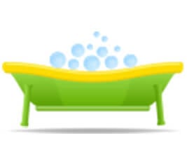 bath tub bubbles